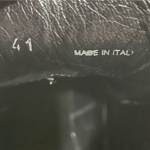 Miu Miu 5T652A Bisonte 2 Nero (Black) Women’s Biker Leather Boots Size 41 Buckle - Picture 13 of 16